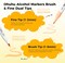 Ohuhu Alcohol Markers 80 Colors: Brush & Fine Art Markers for Beginners Adults Coloring Drawing Dual Tips Alcohol-based Markers Gift Idea with Colorless Blender Storage Case- Great Value Pack